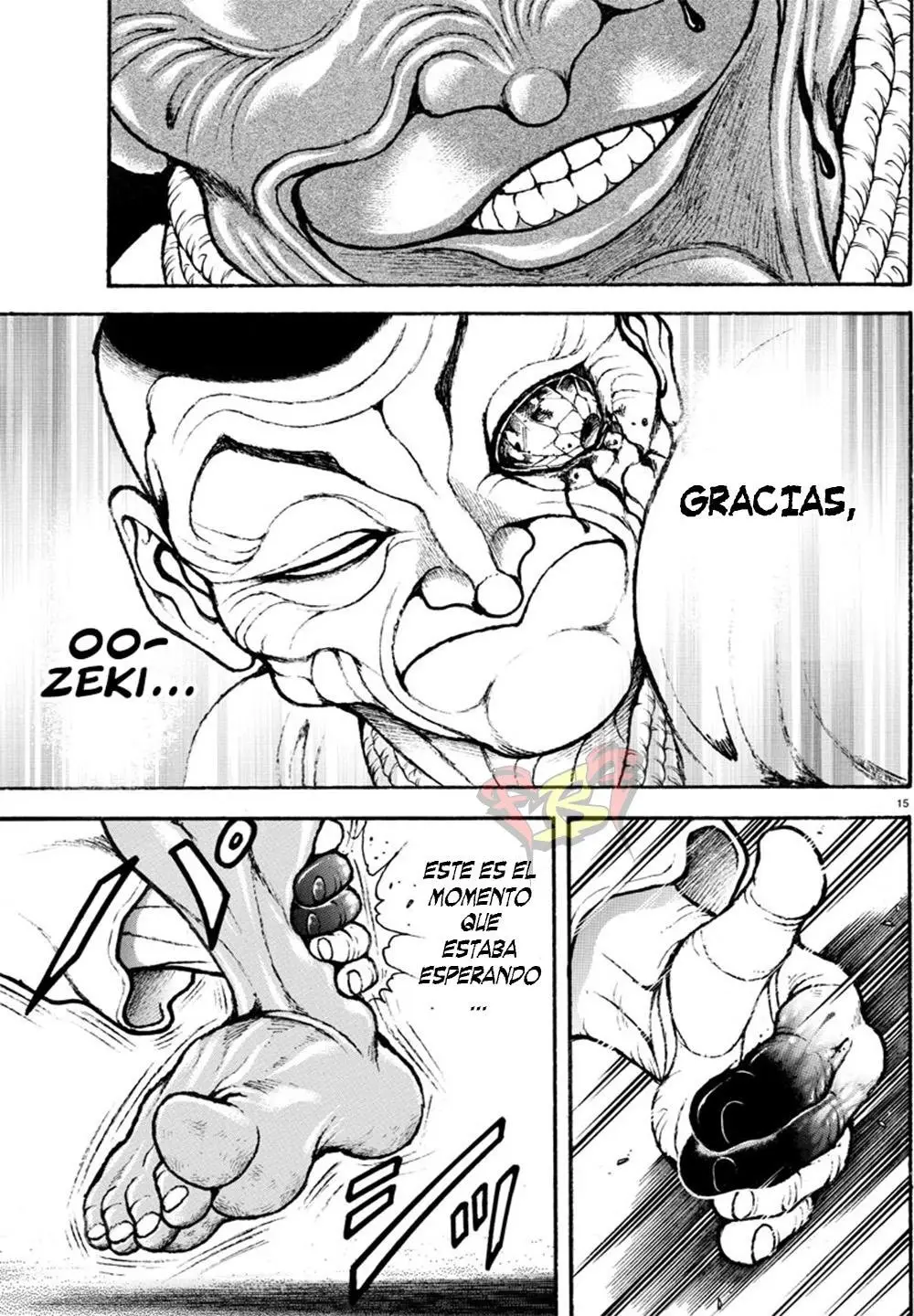 Baki Dou capítulo 58, página 15