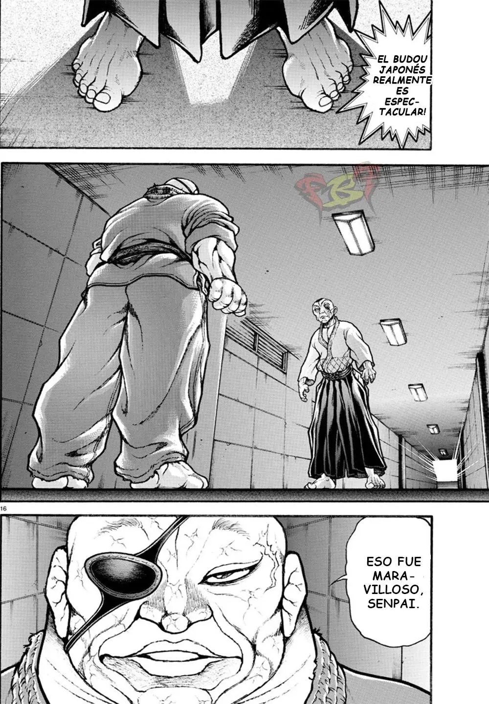 Baki Dou capítulo 59, página 15