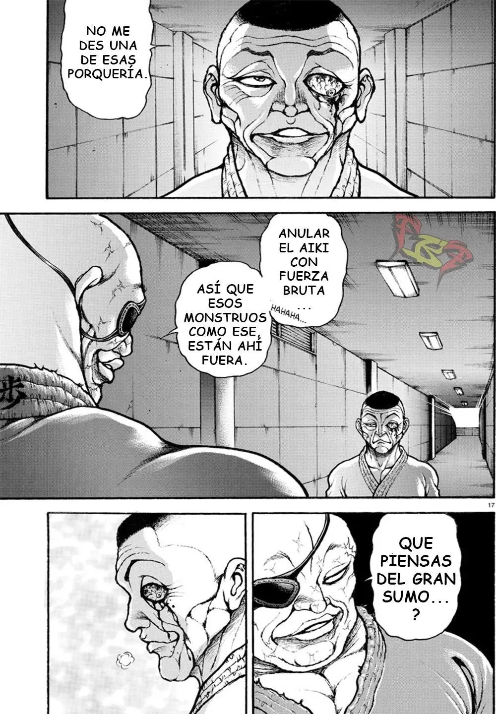 Baki Dou capítulo 59, página 16