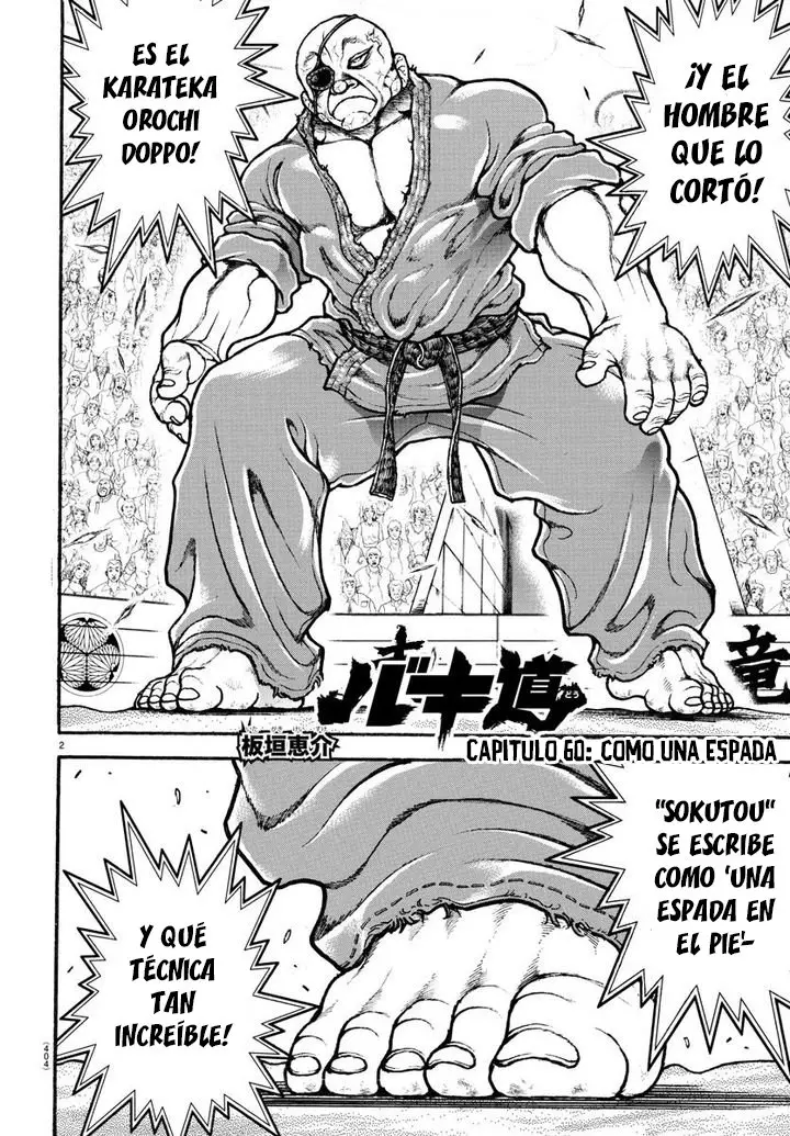 Baki Dou capítulo 63, página 3