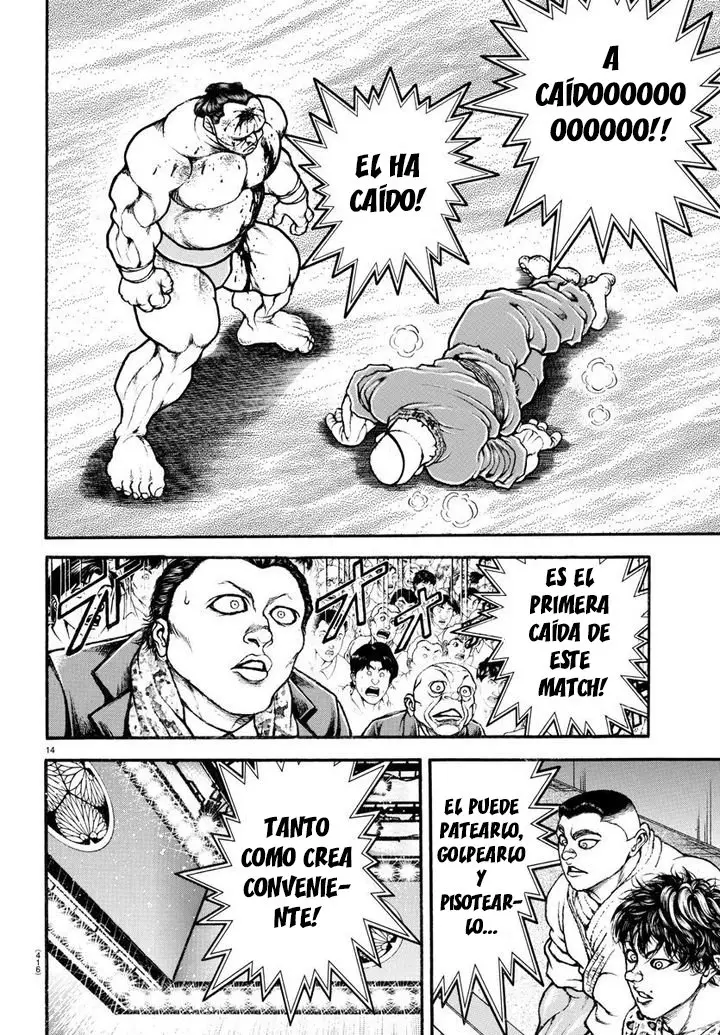 Baki Dou capítulo 63, página 15