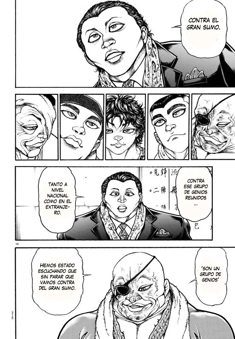 Baki Dou capítulo 67, página 14