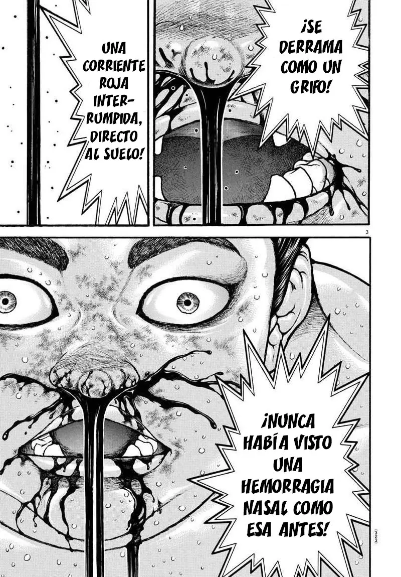 Baki Dou capítulo 70, página 3