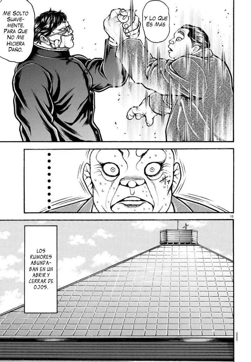 Baki Dou capítulo 70, página 13