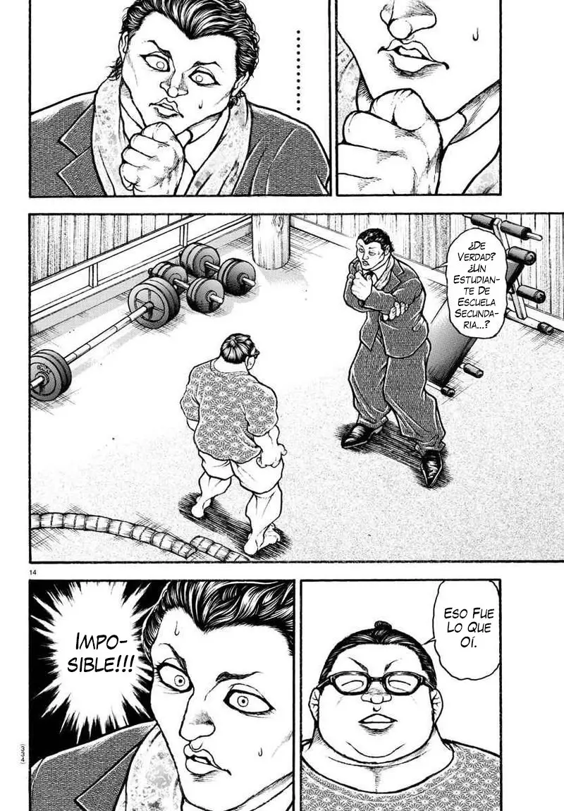 Baki Dou capítulo 70, página 14