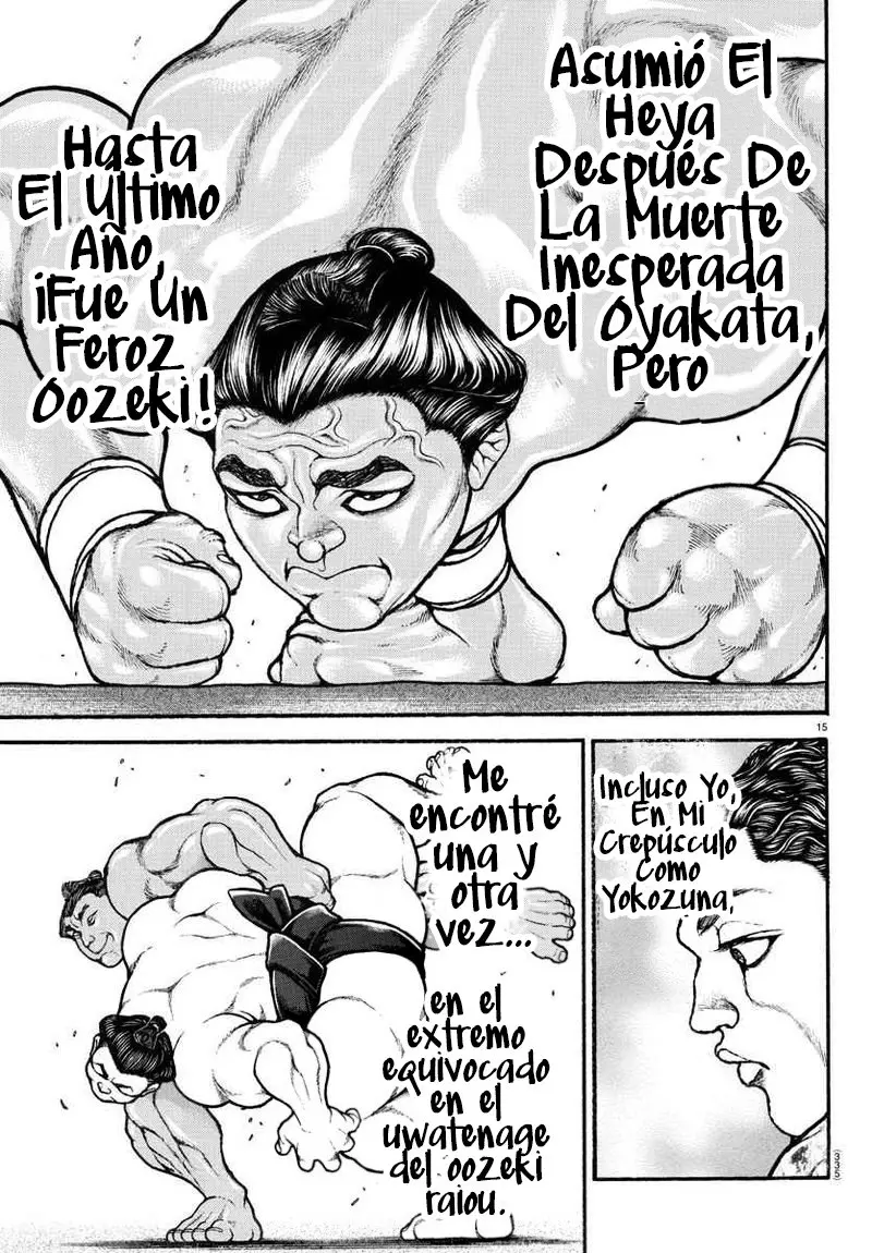 Baki Dou capítulo 70, página 15