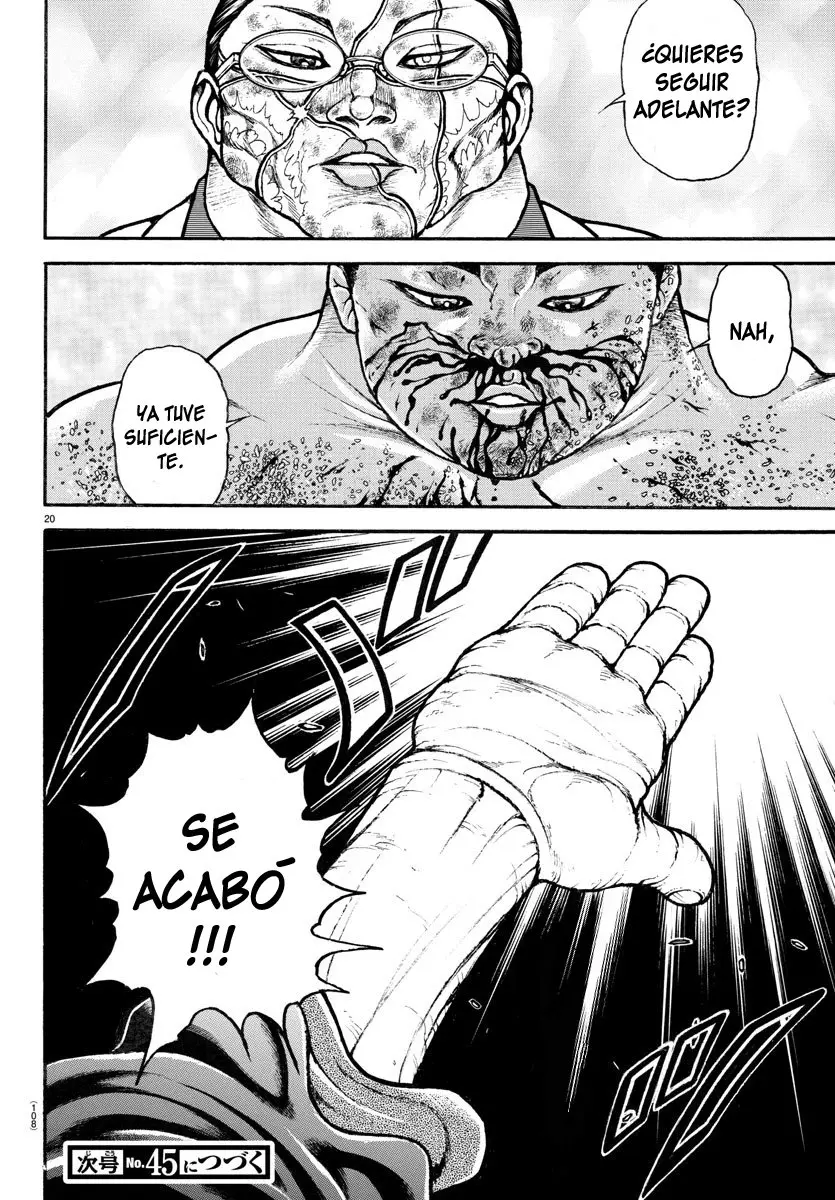 Baki Dou capítulo 73, página 21