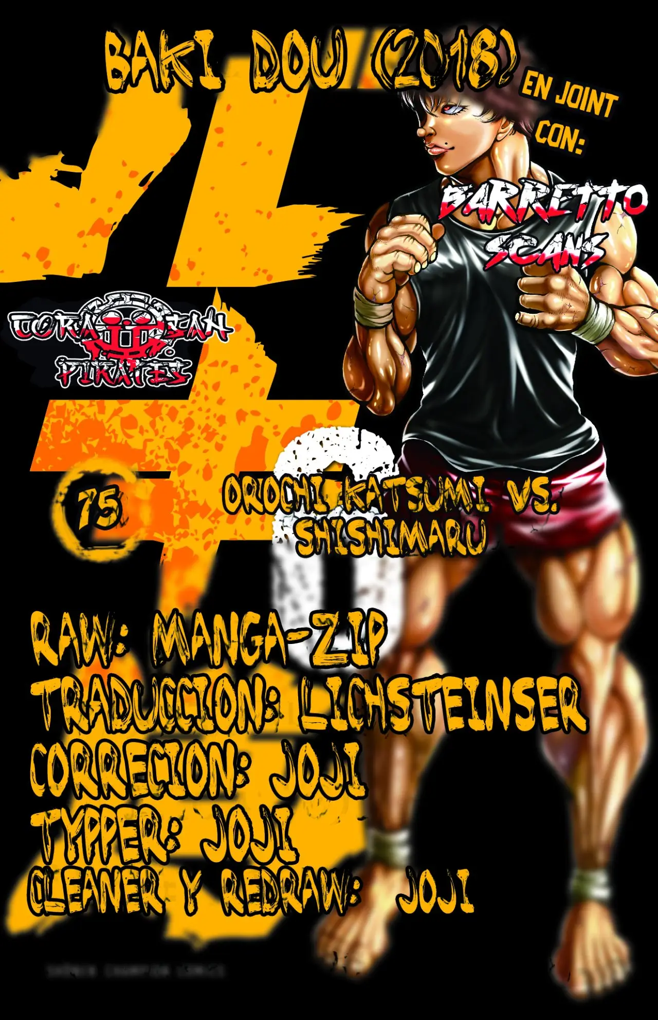 Baki Dou capítulo 75, página 1