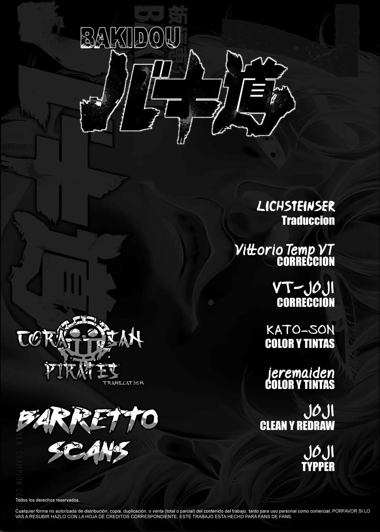 Baki Dou capítulo 76, página 1