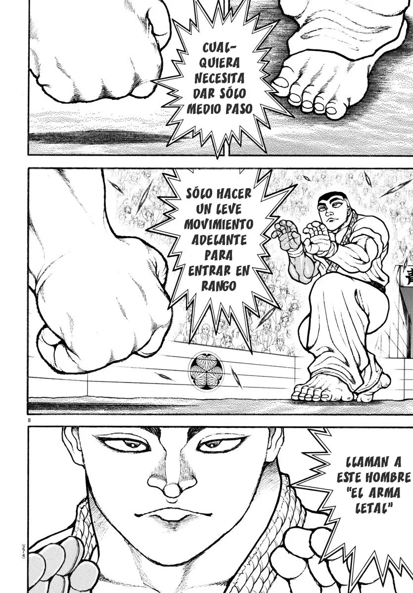 Baki Dou capítulo 76, página 9
