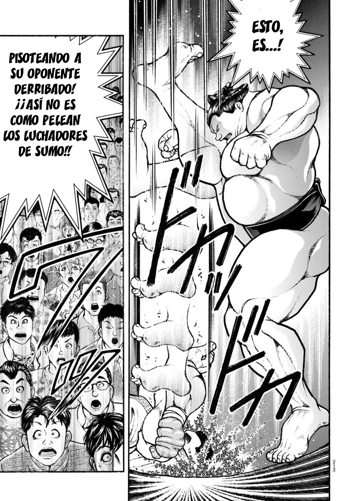 Baki Dou capítulo 77, página 8