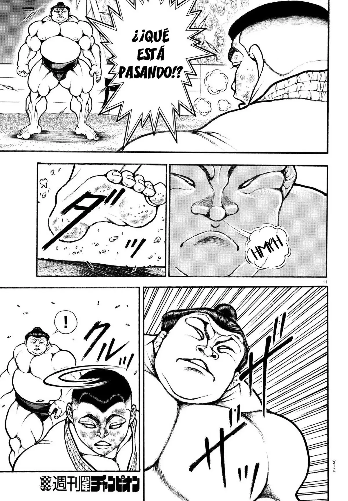 Baki Dou capítulo 77, página 12