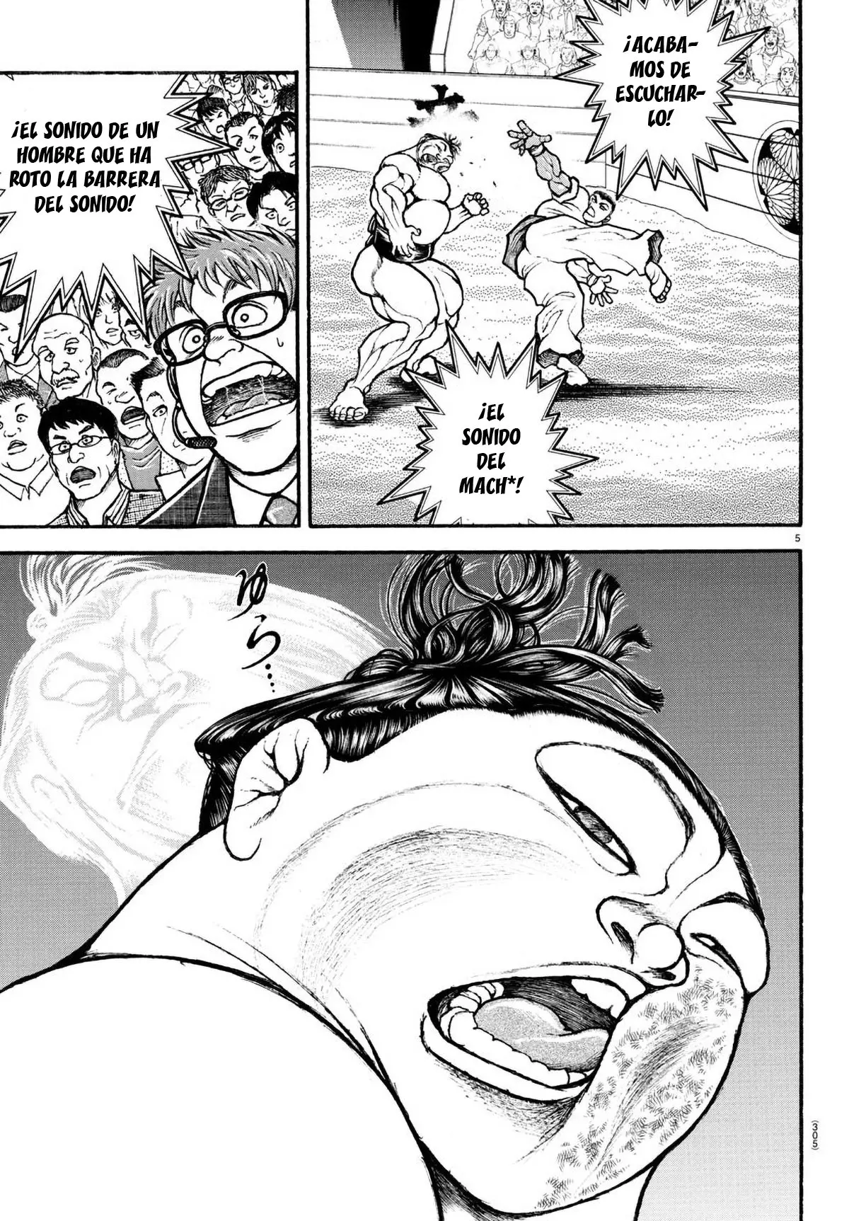 Baki Dou capítulo 78, página 5