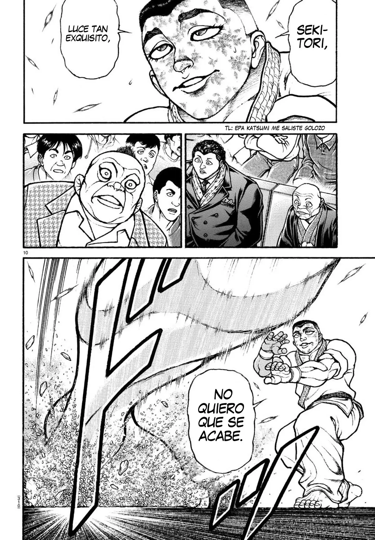 Baki Dou capítulo 78, página 10