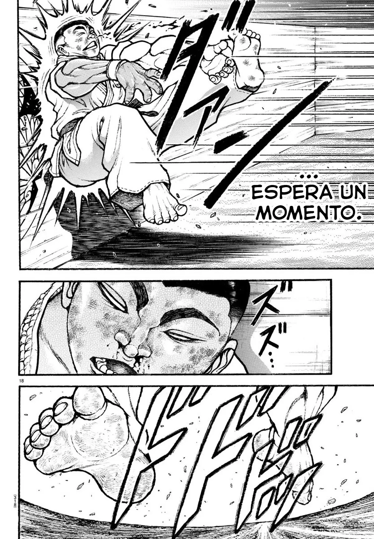 Baki Dou capítulo 78, página 18