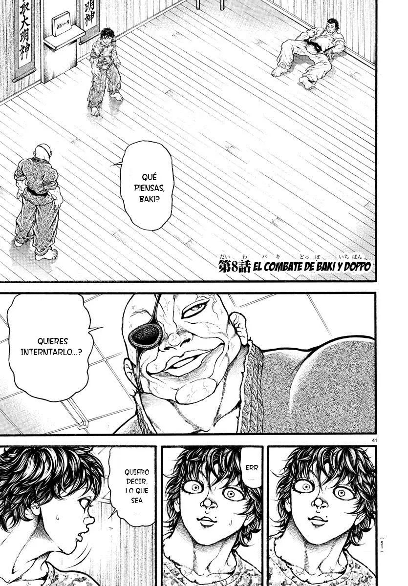 Baki Dou capítulo 8, página 1