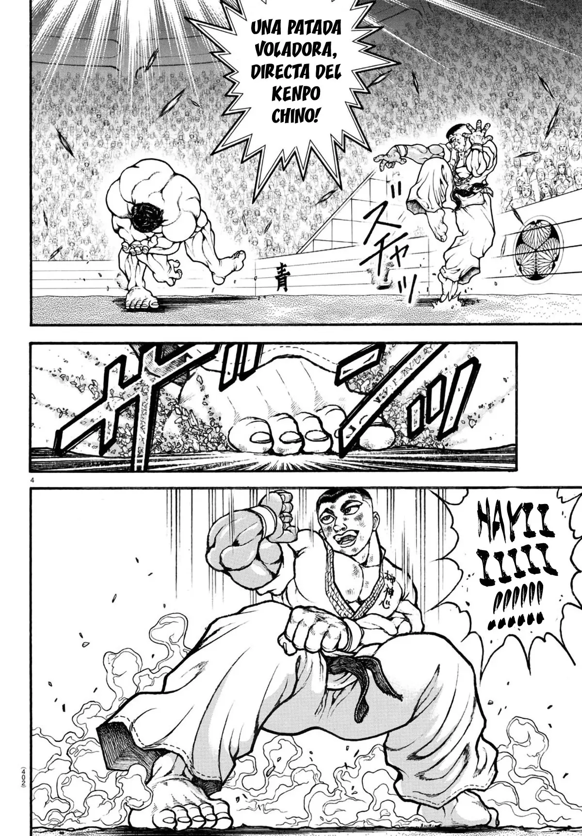 Baki Dou capítulo 80, página 4