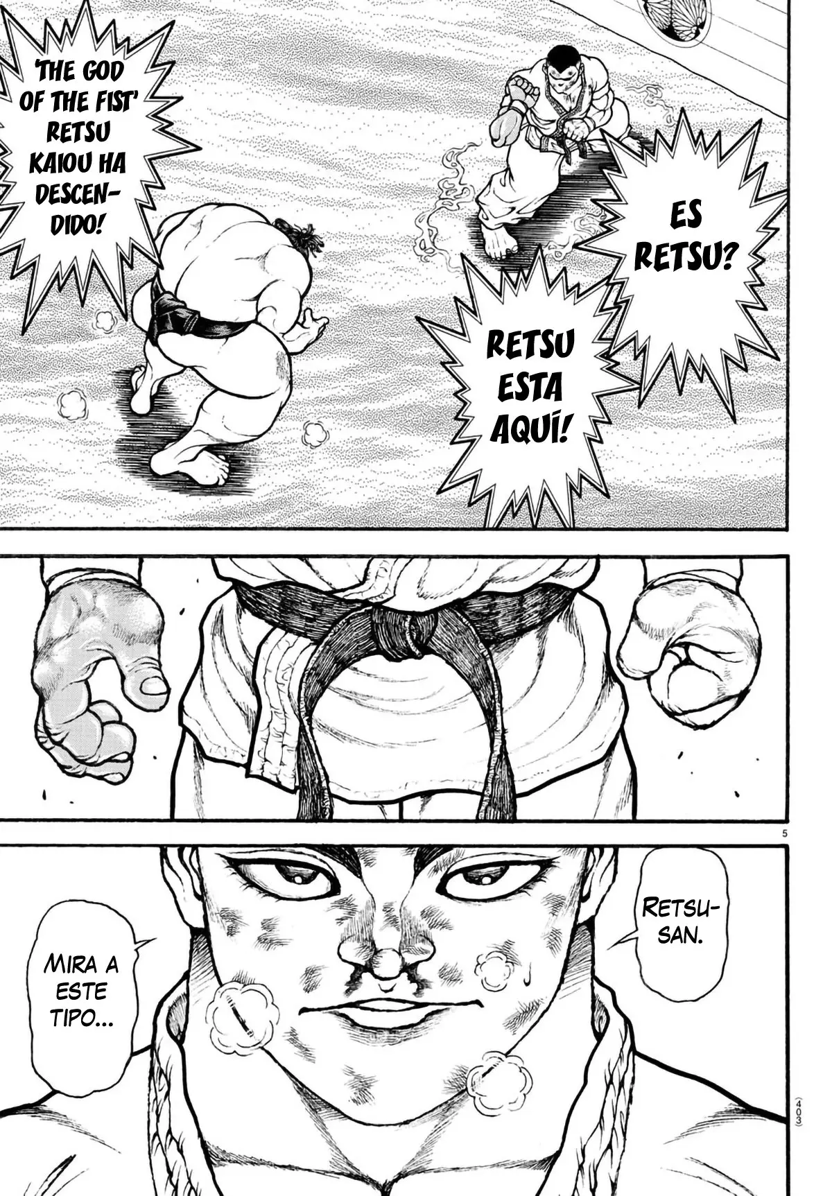 Baki Dou capítulo 80, página 5