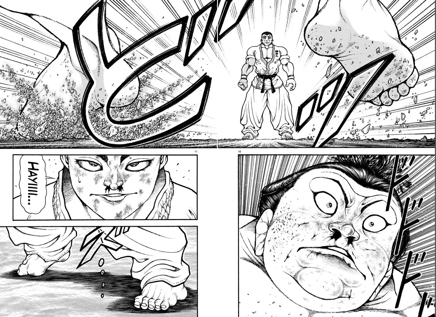 Baki Dou capítulo 80, página 10