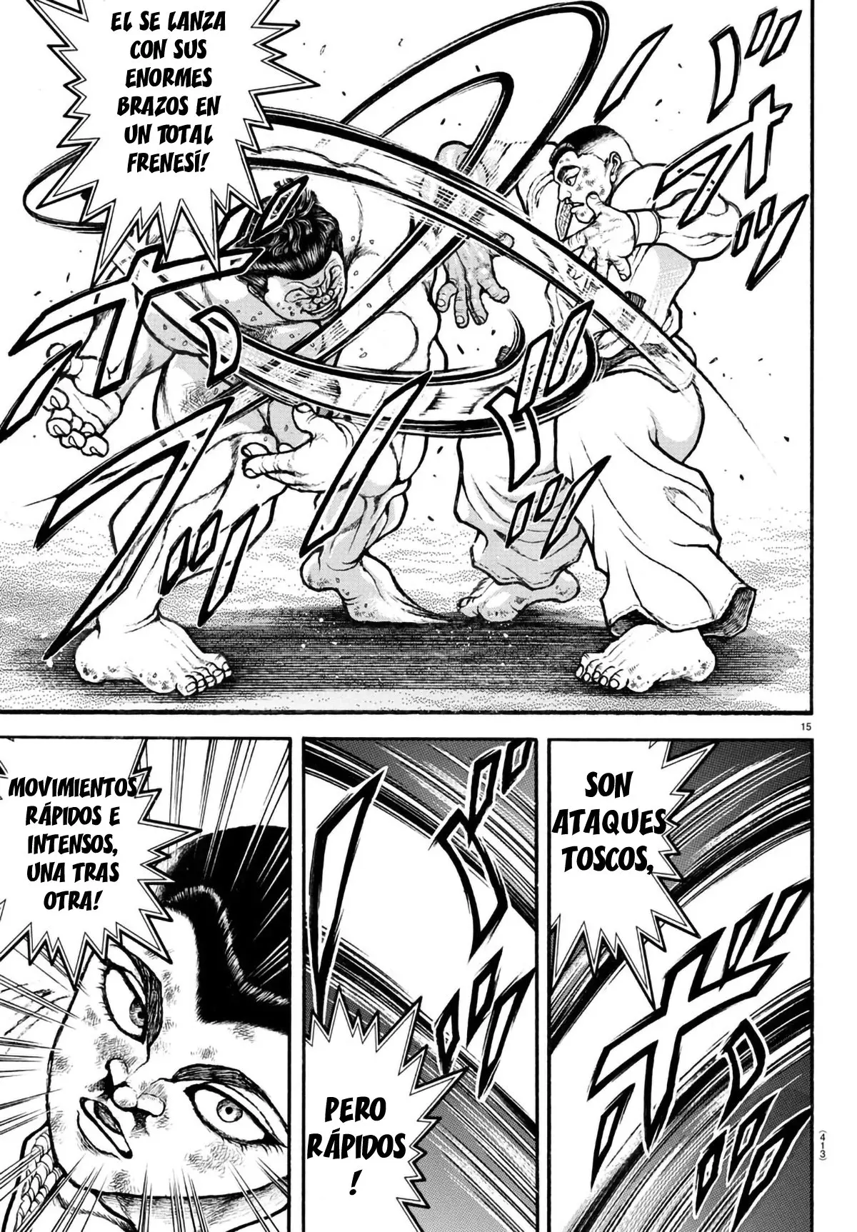 Baki Dou capítulo 80, página 15