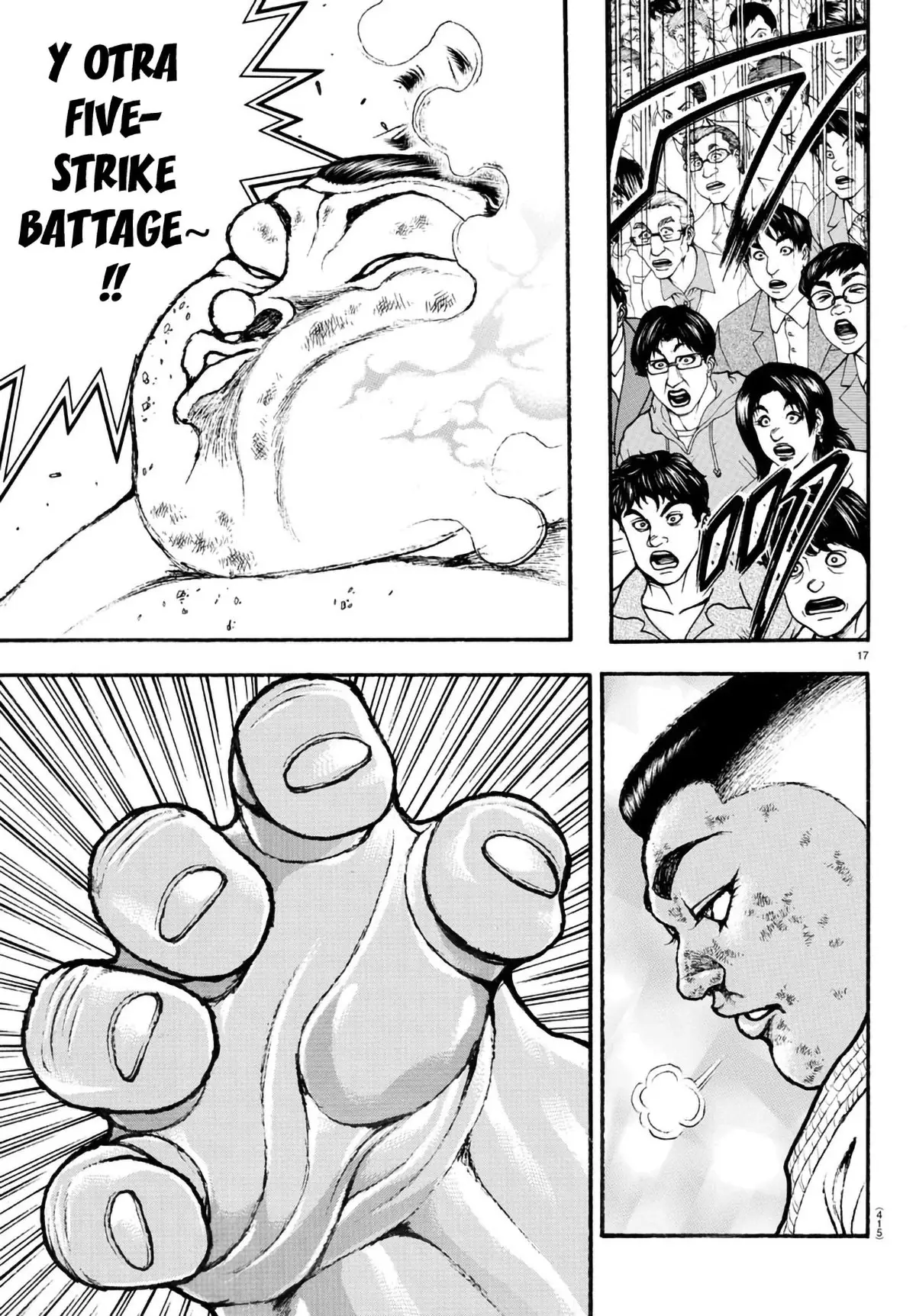 Baki Dou capítulo 80, página 17
