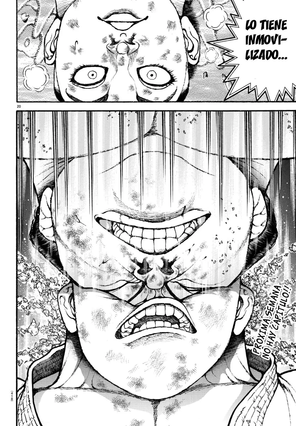Baki Dou capítulo 80, página 20