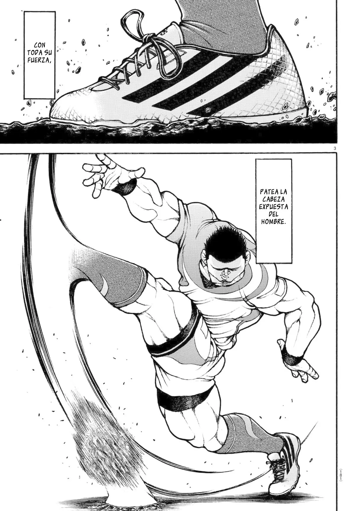 Baki Dou capítulo 82, página 4