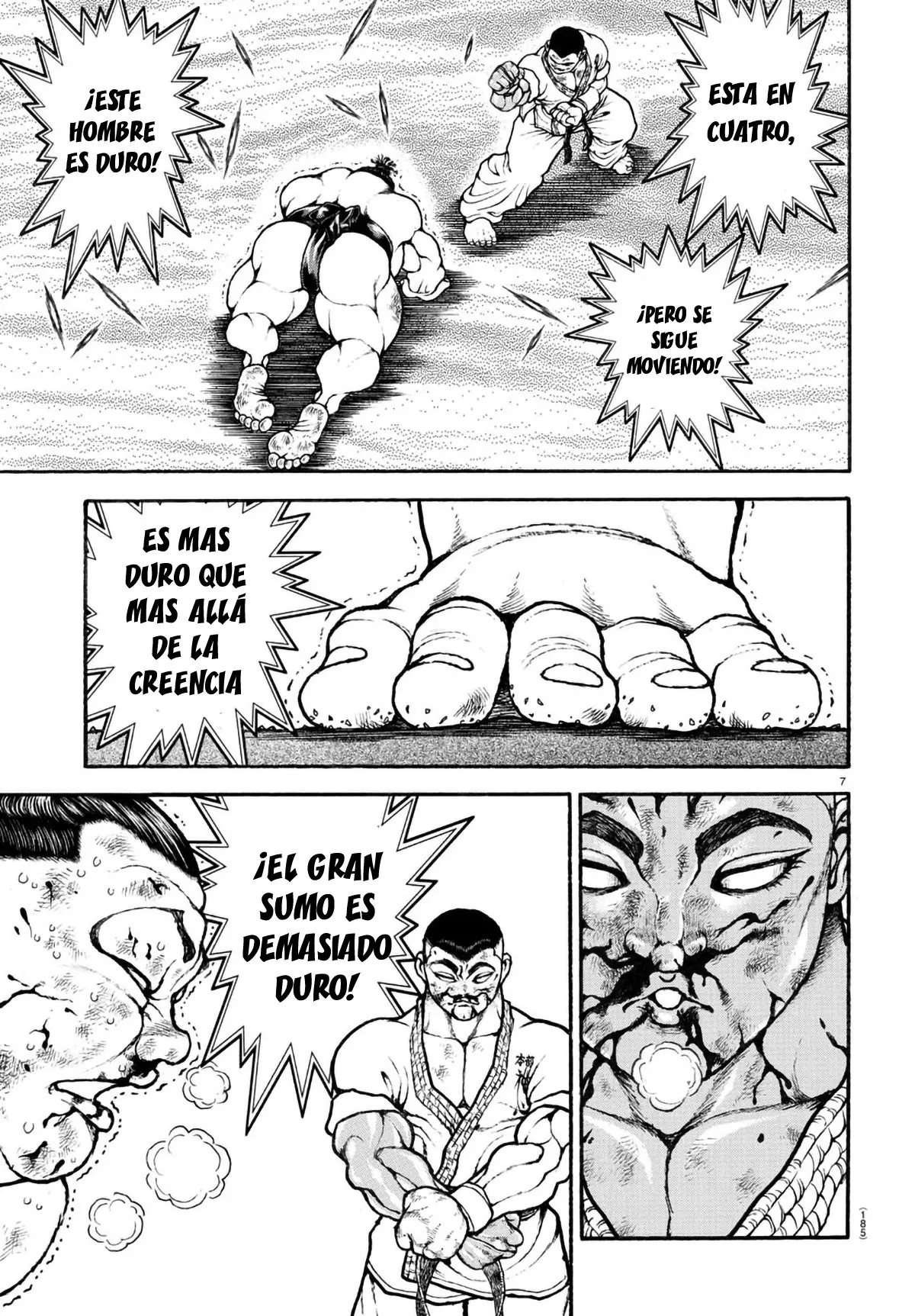 Baki Dou capítulo 82, página 8