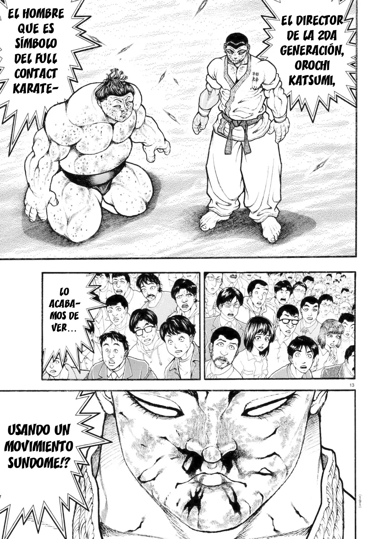 Baki Dou capítulo 82, página 14