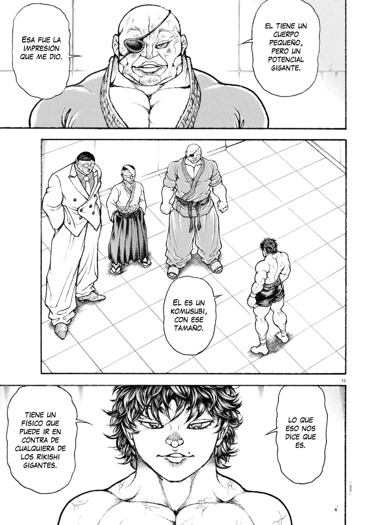 Baki Dou capítulo 83, página 17