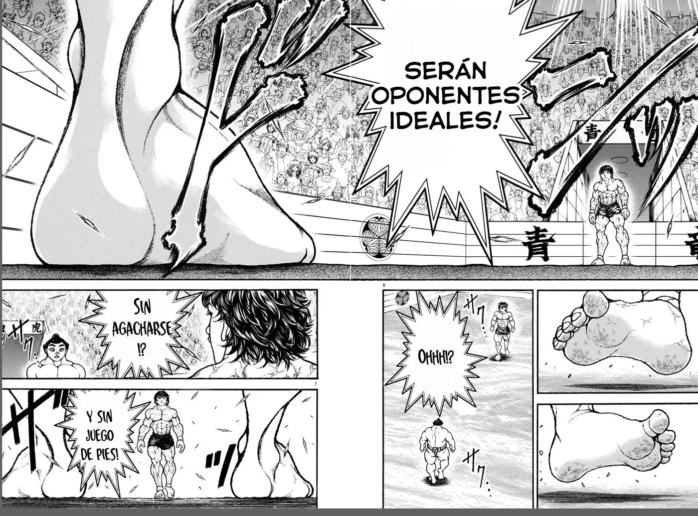 Baki Dou capítulo 84, página 8