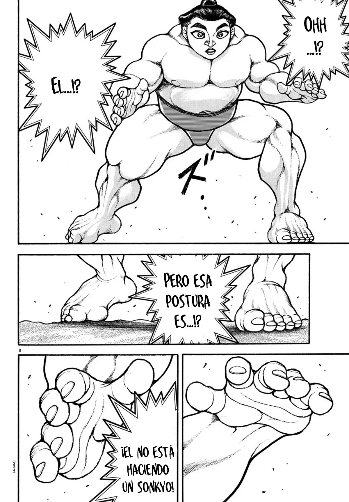 Baki Dou capítulo 84, página 9
