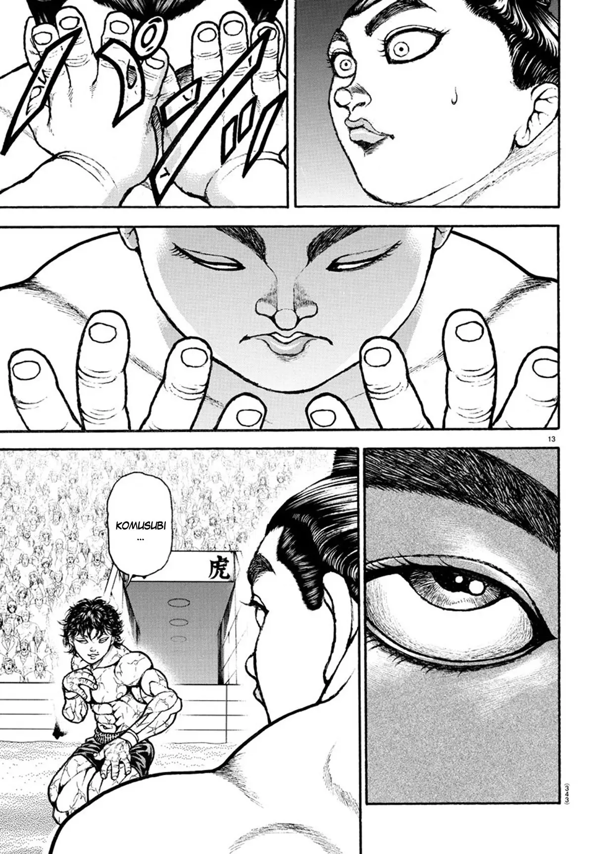 Baki Dou capítulo 85, página 15