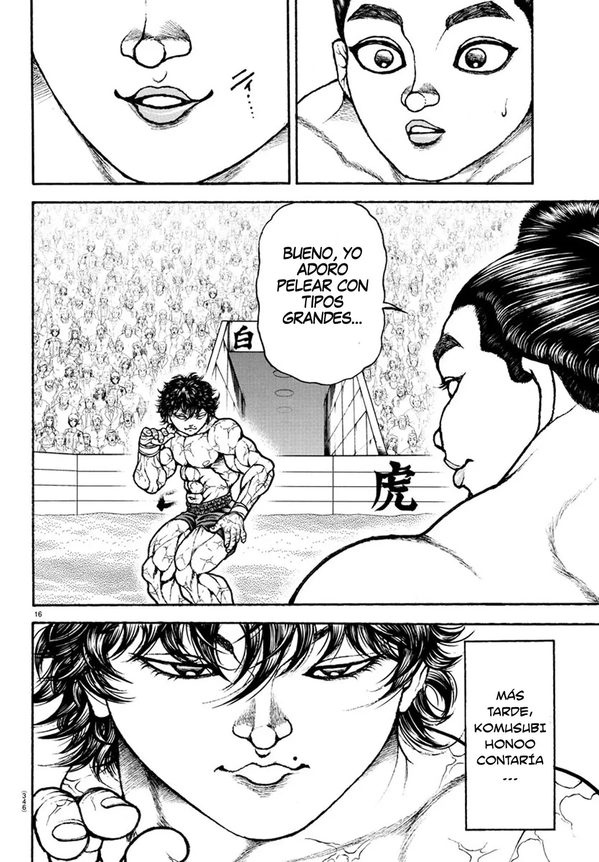 Baki Dou capítulo 85, página 18