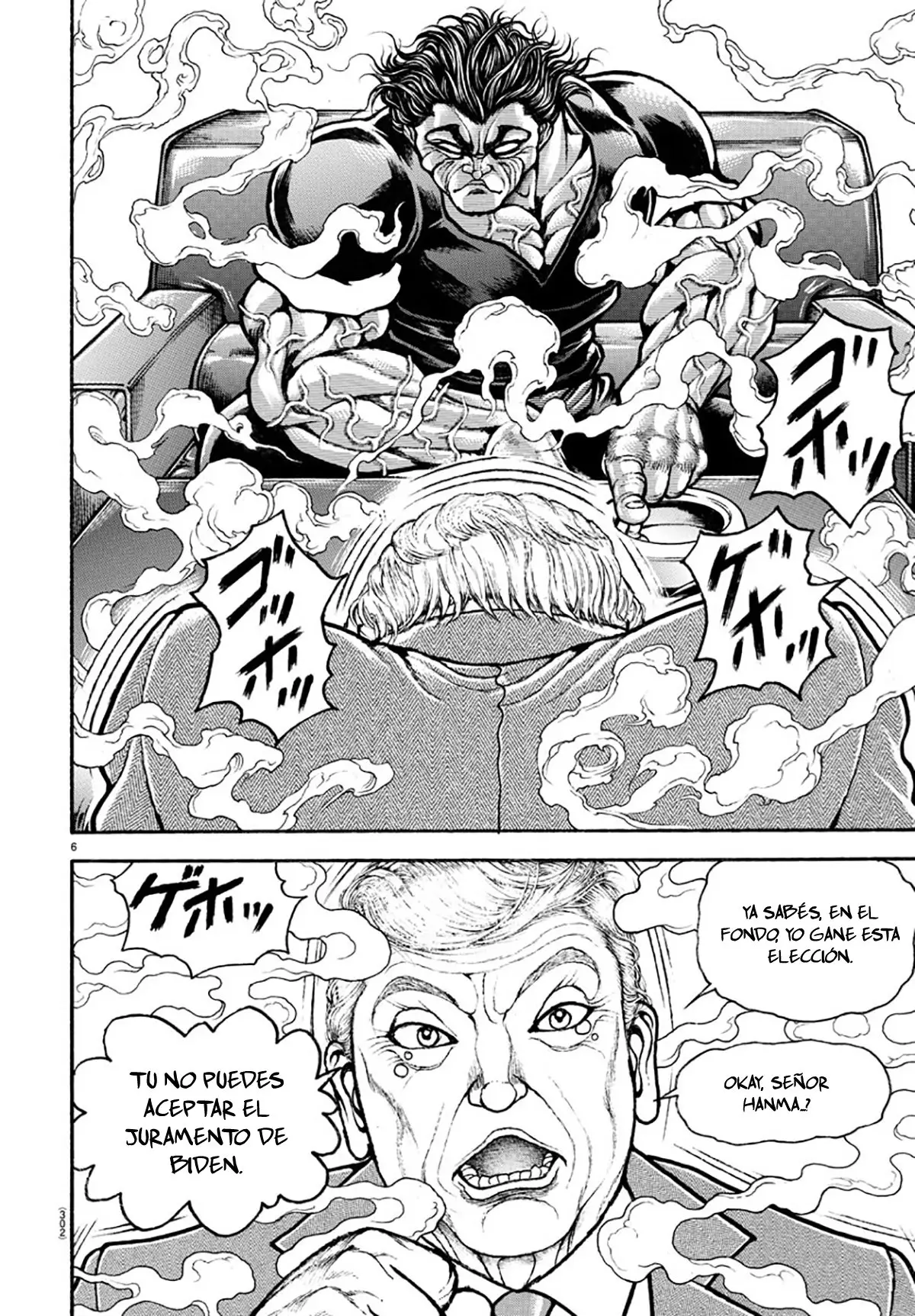 Baki Dou capítulo 86, página 7