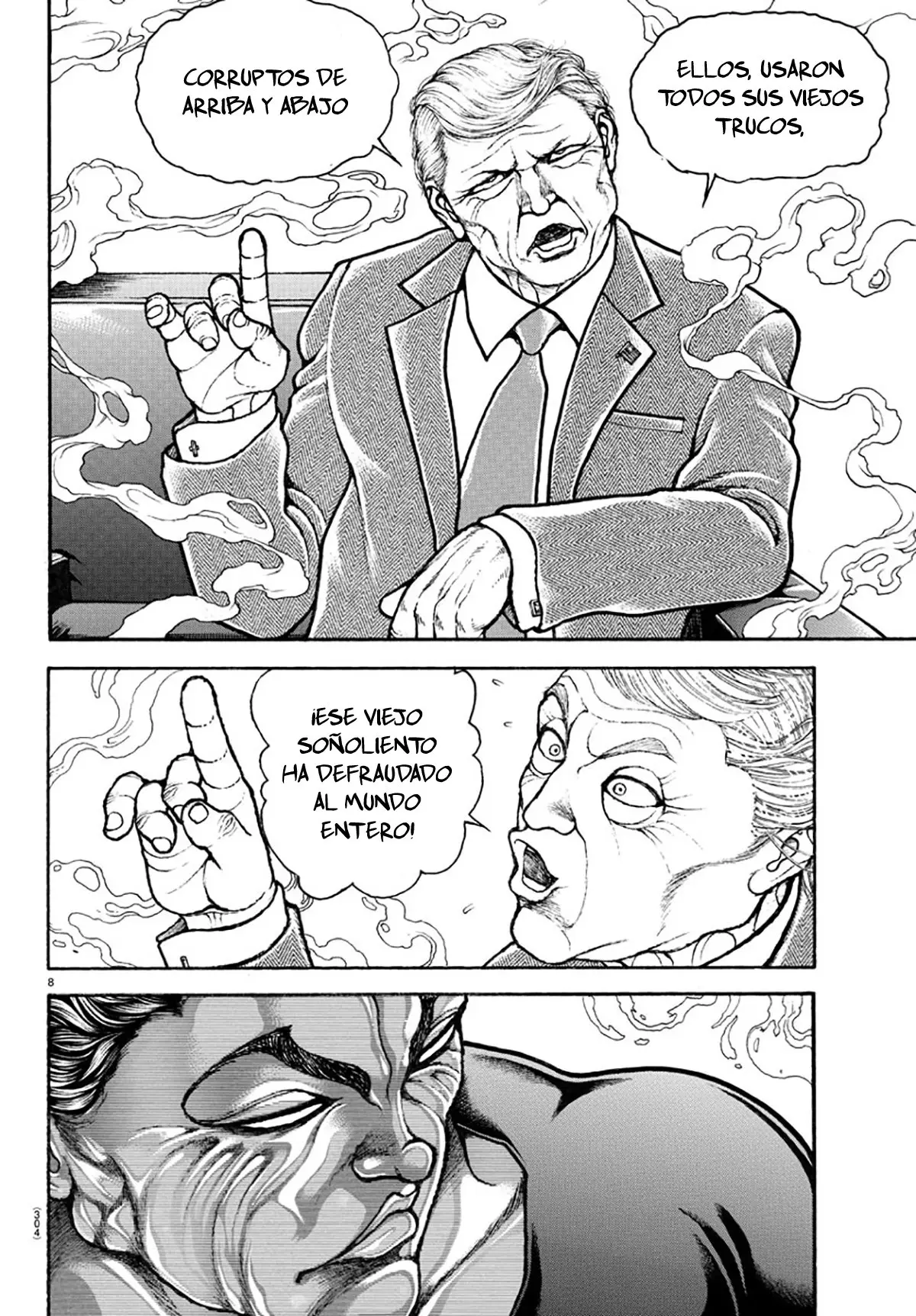 Baki Dou capítulo 86, página 9