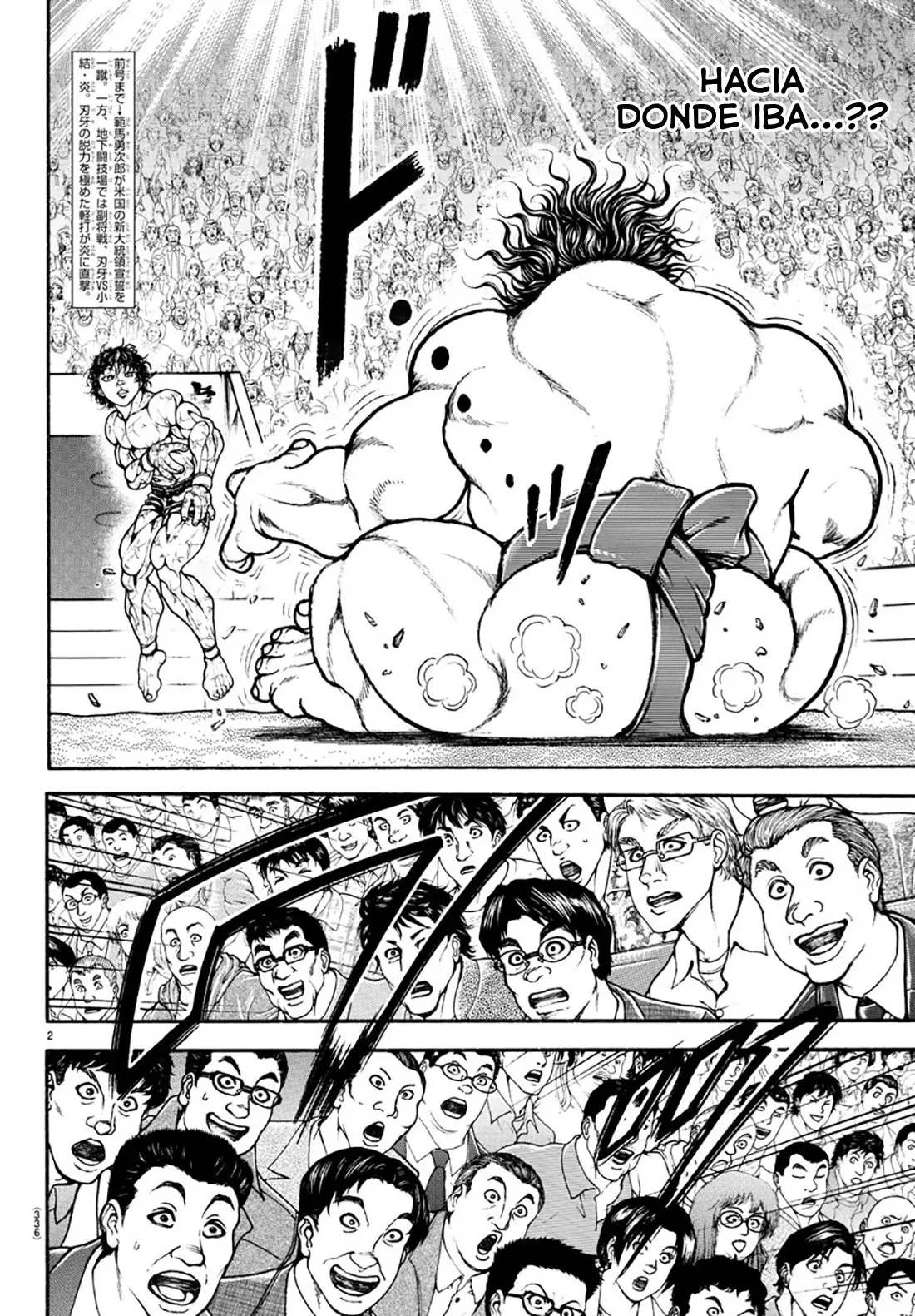 Baki Dou capítulo 87, página 3