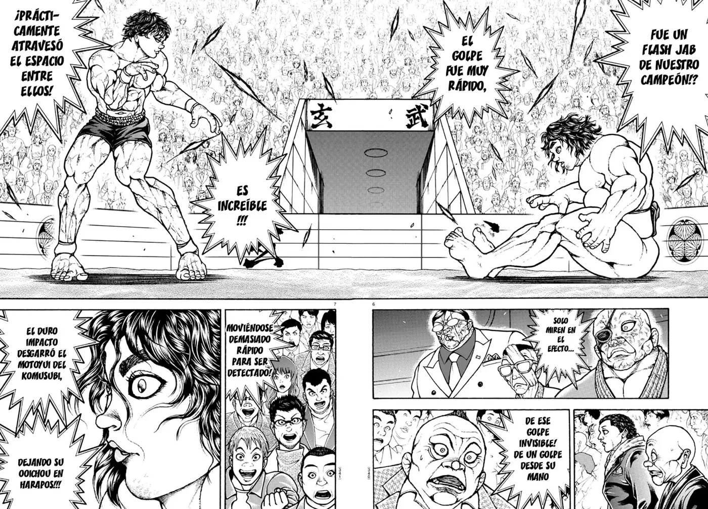 Baki Dou capítulo 87, página 8