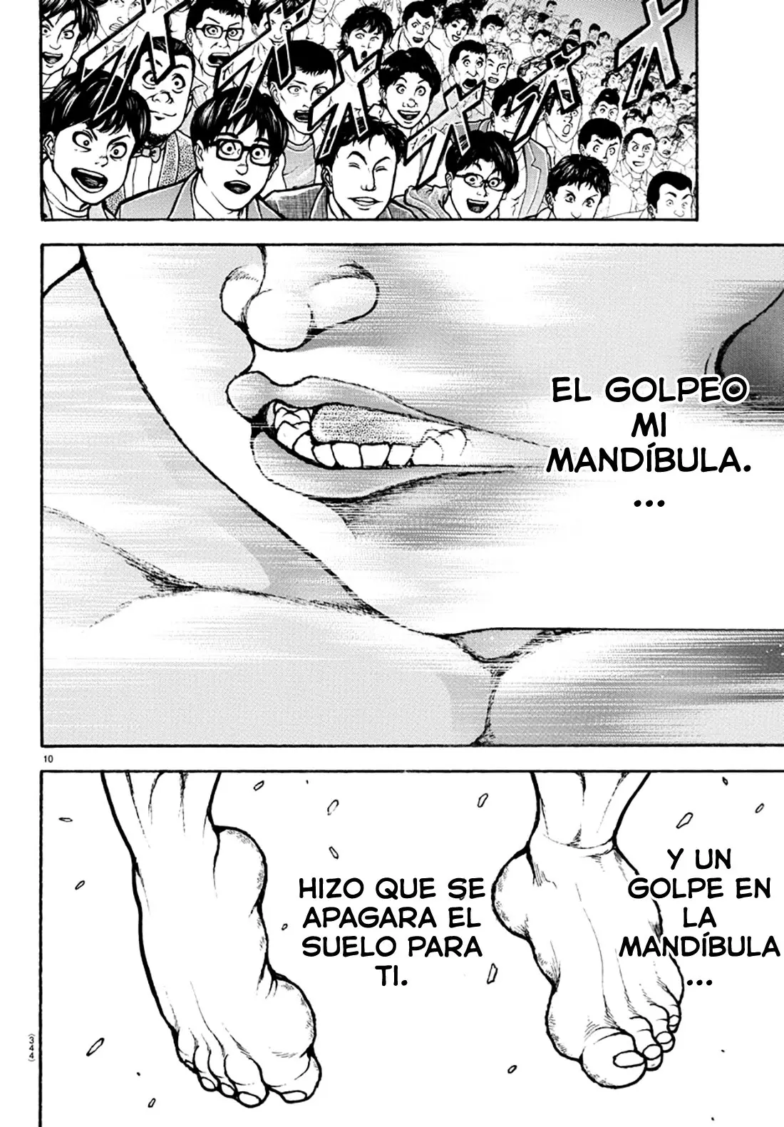Baki Dou capítulo 87, página 10