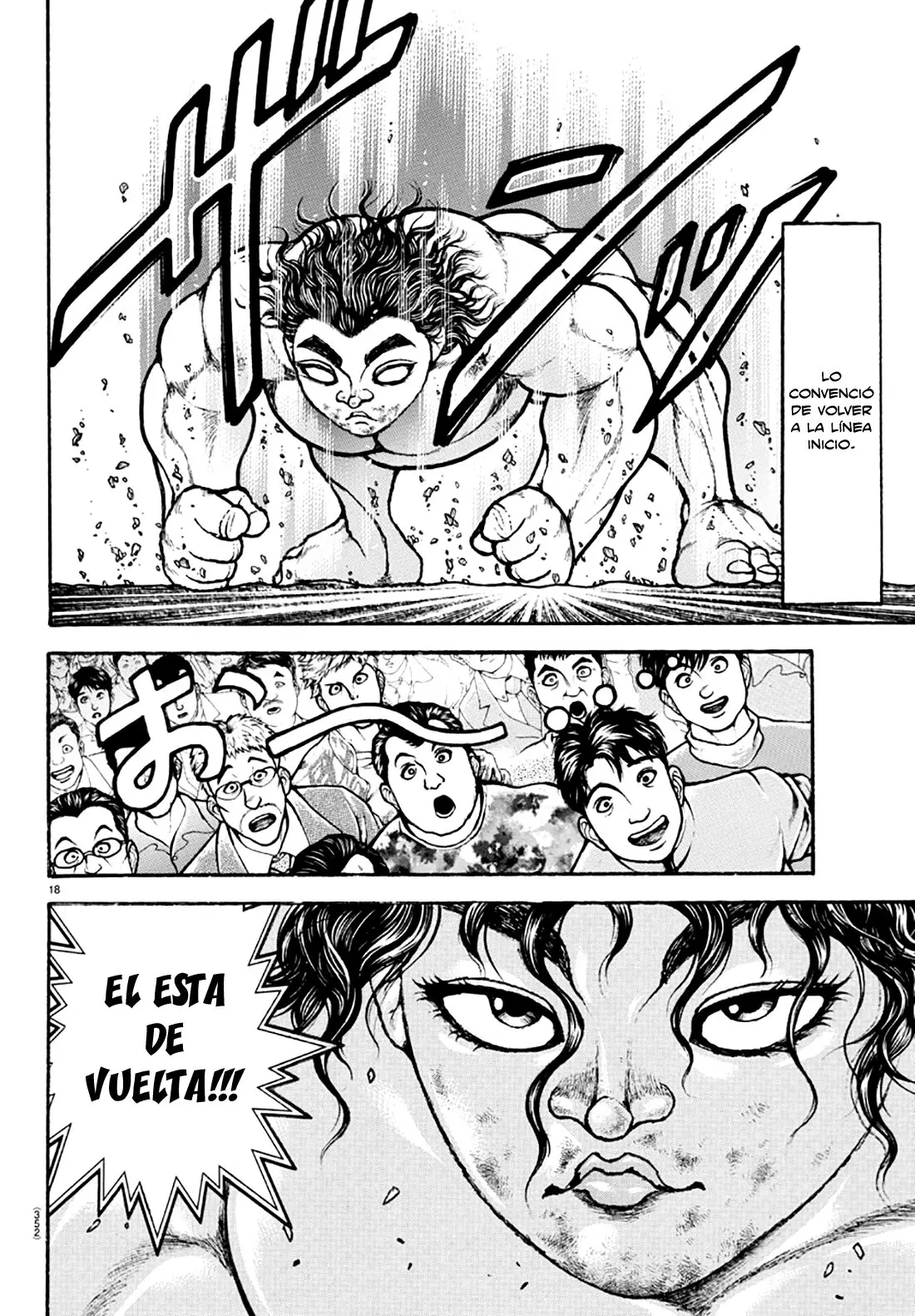 Baki Dou capítulo 87, página 18