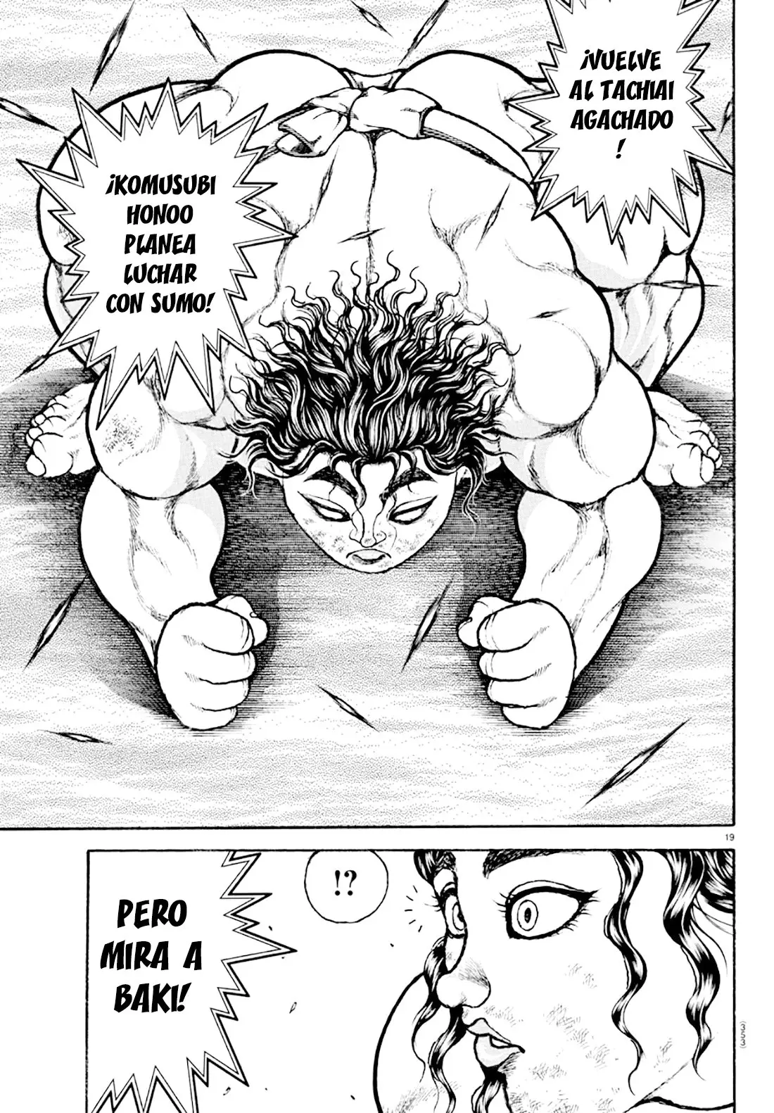 Baki Dou capítulo 87, página 19