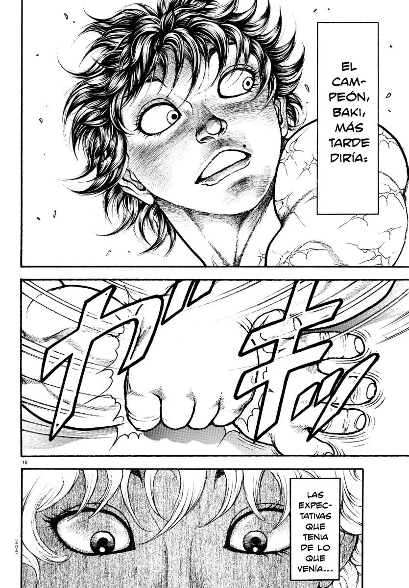 Baki Dou capítulo 89, página 17