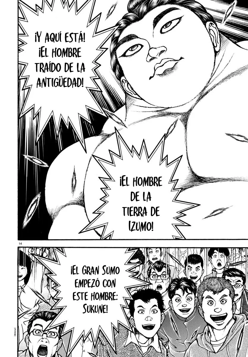 Baki Dou capítulo 94, página 14
