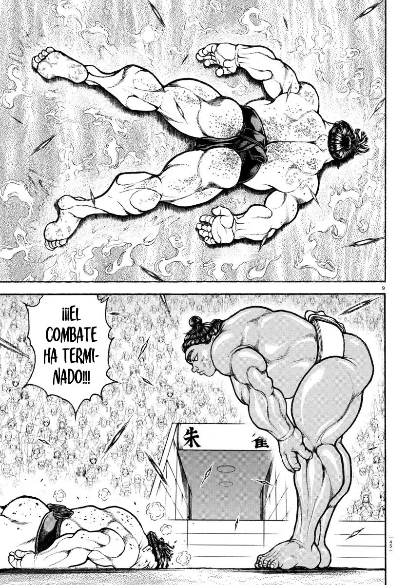 Baki Dou capítulo 98, página 9