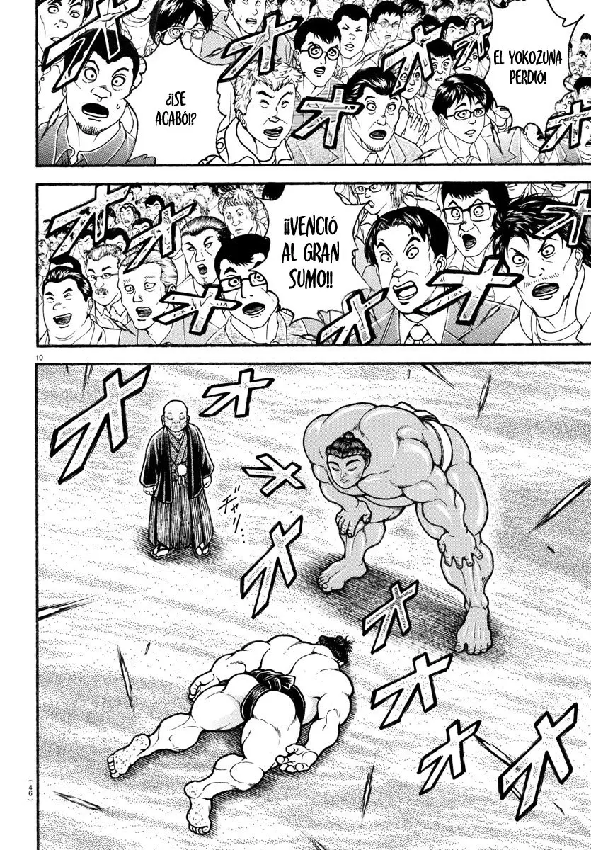 Baki Dou capítulo 98, página 10