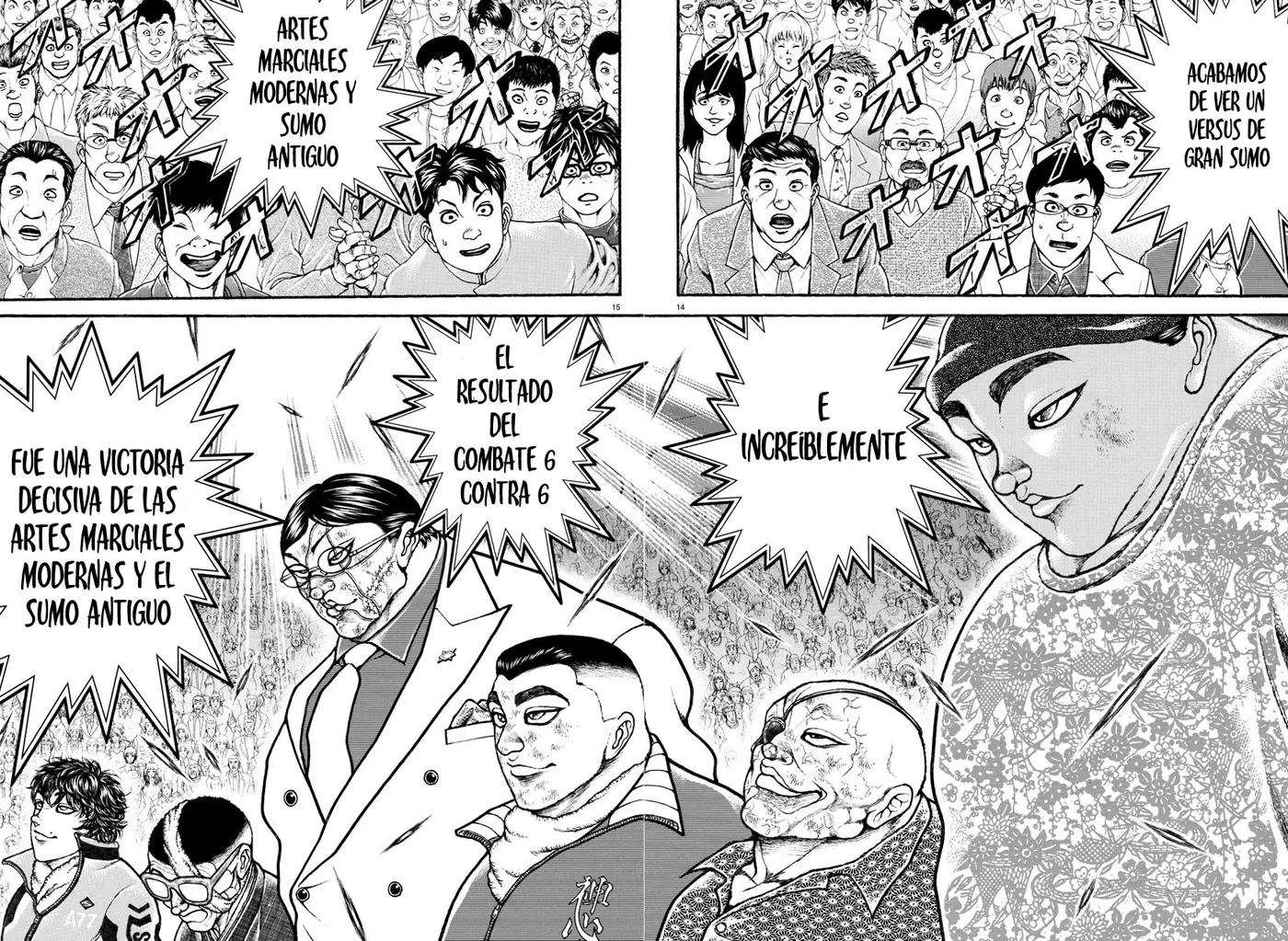 Baki Dou capítulo 98, página 14