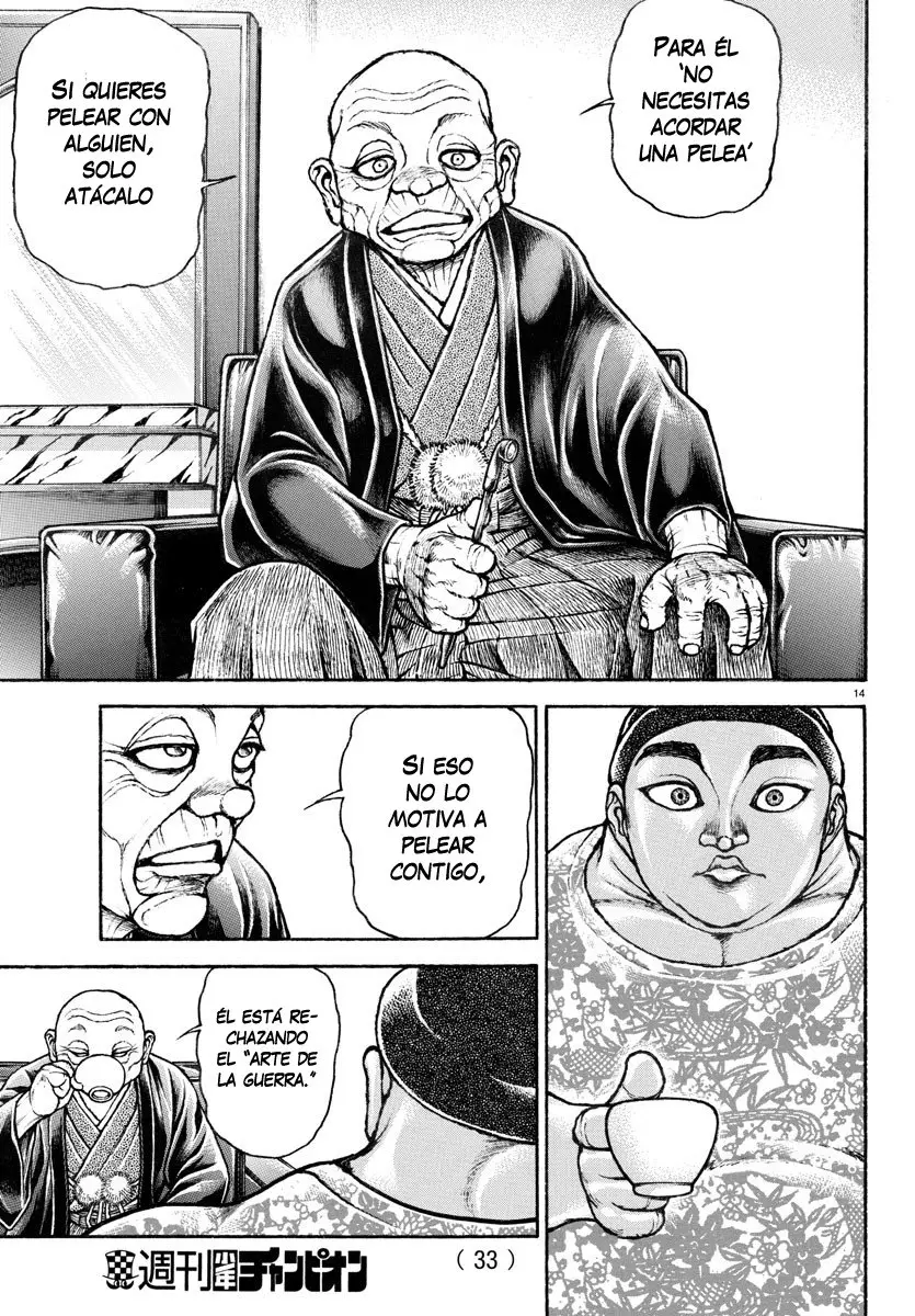 Baki Dou capítulo 99, página 20