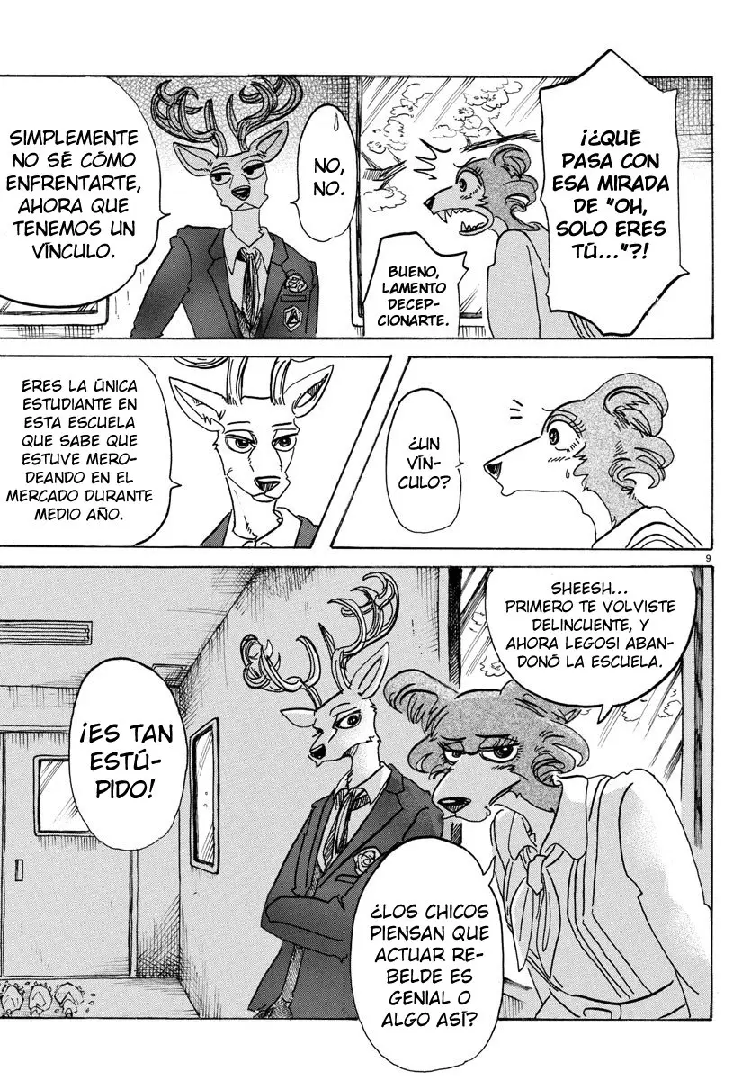 Beastars capítulo 105, página 10