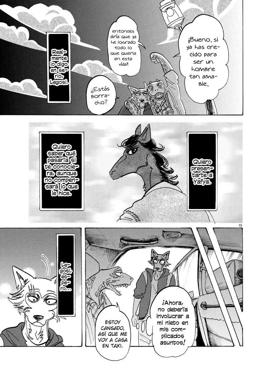 Beastars capítulo 107, página 13