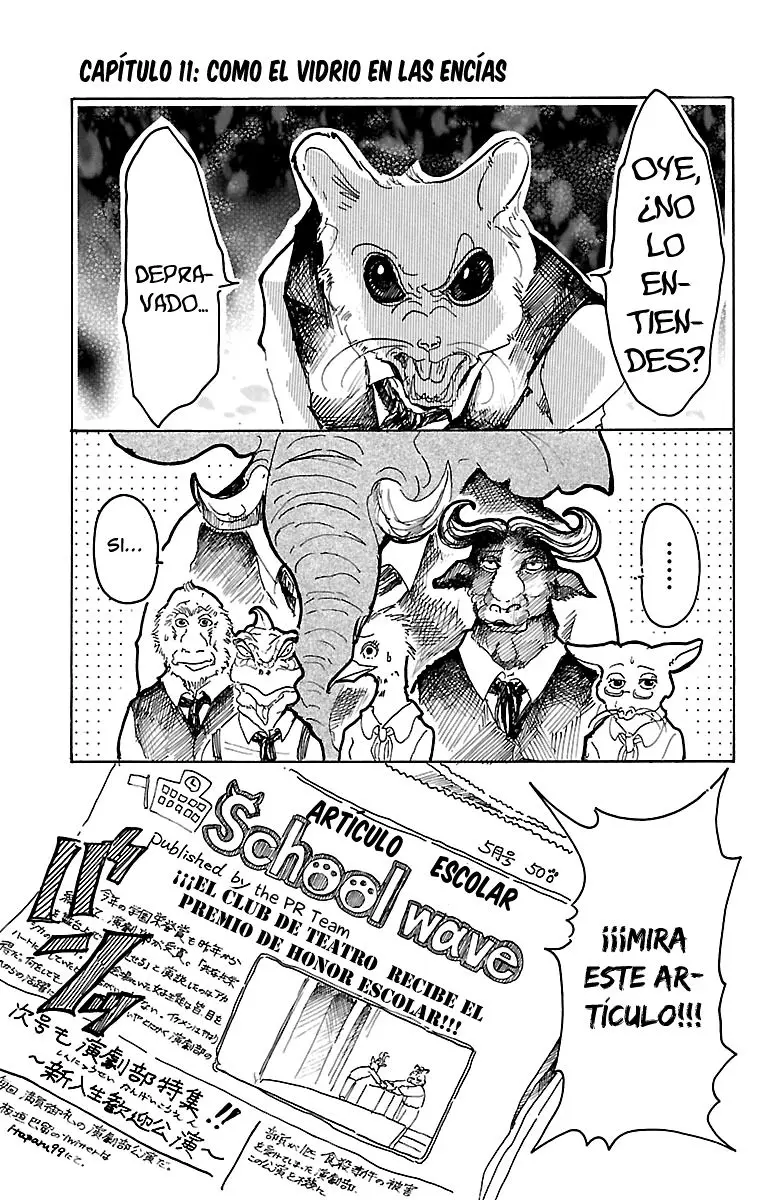 Beastars capítulo 11, página 2